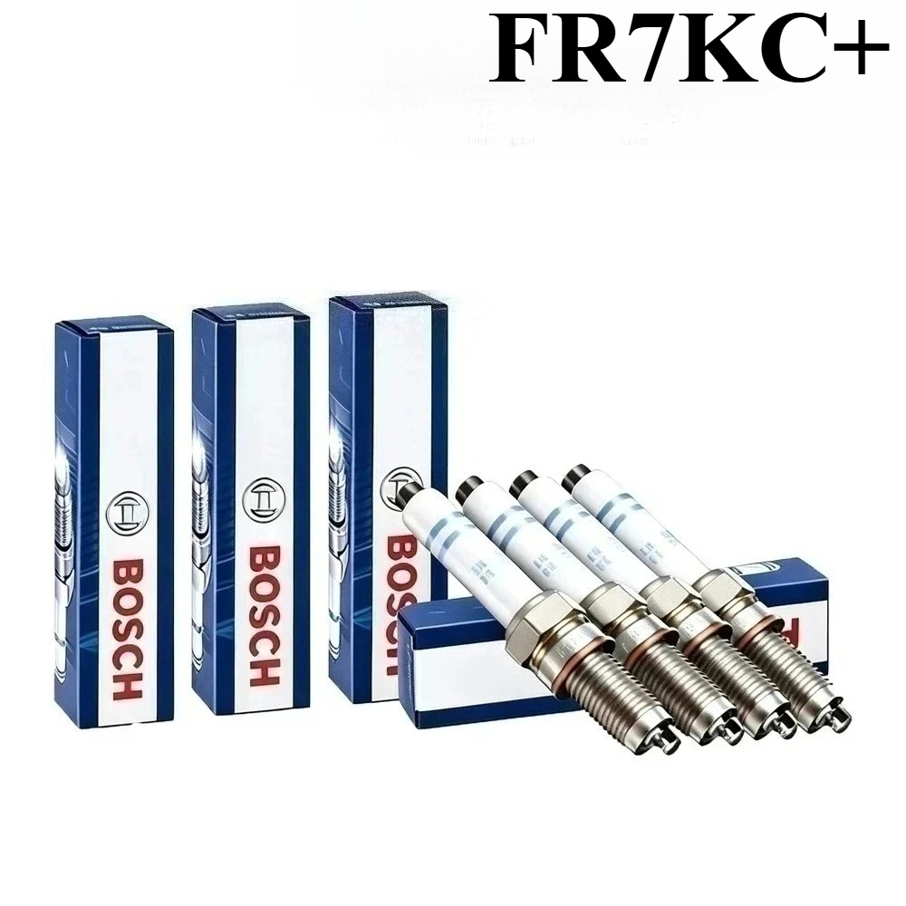 Bosch Spark Plug Copper - Langlebige Bosch FR7KC+ Nickel-Yttrium-Zündkerze, Kupferkern, hochtemperaturbeständig,
