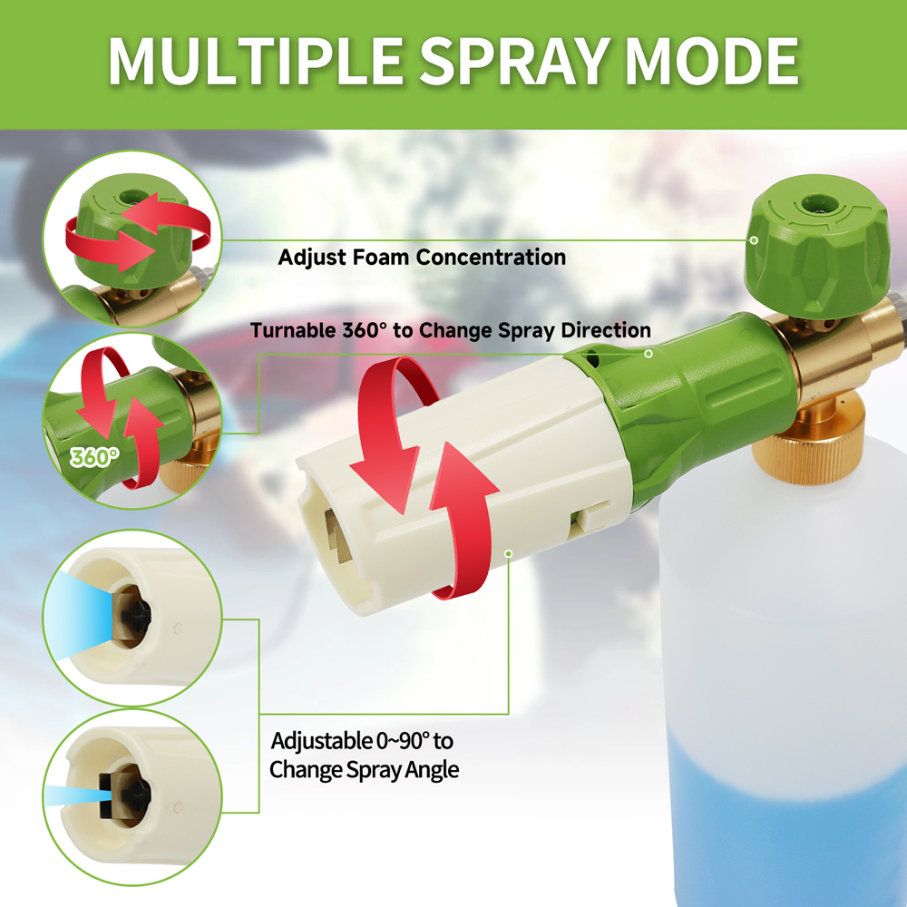 Aluminium Schaumpistole Lanze  – Foam Cannon Car Wash Bewertung und Preis